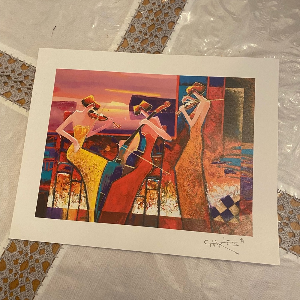 Andante by Charles Lee 2006 - Seriolithograph 7” x 9 3/8”